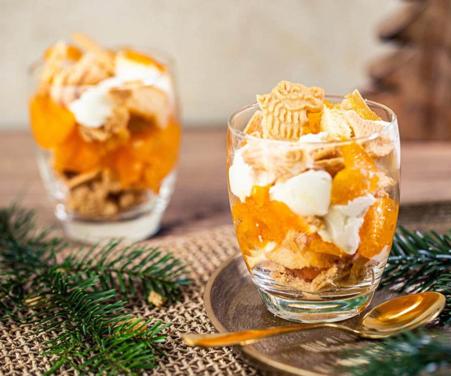 Mandarinen-Spekulatius-Dessert im Glas | bofrost*Rezepte