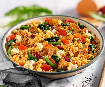 Gemüse-Hühnchenpfanne „Indian Curry“ (Artikelnummer 10710)