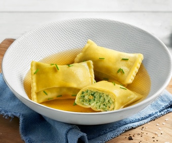 Überbackene Maultaschen