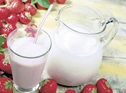 Vegetarische Ernährung - Milch und Joghurt